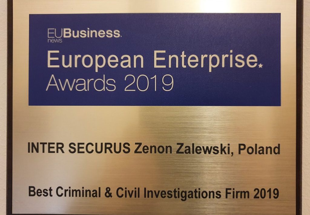 Detektyw z Łodzi - EU BUSINESS 2019